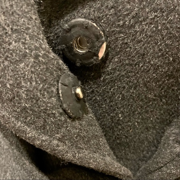 Rebecca Taylor Wool coat [size 4, charcoal grey, office, casual, luxury] - Picture 3 of 7